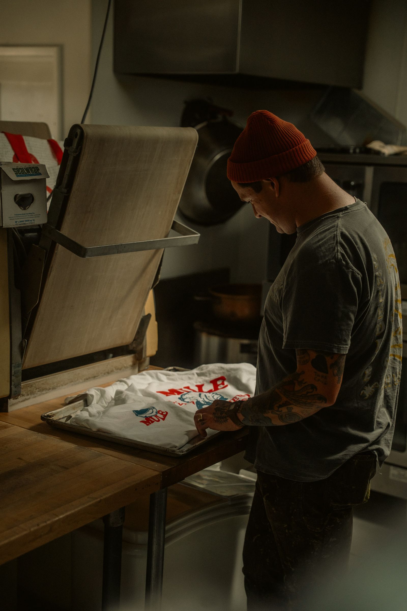 Heat-pressed so prints hold